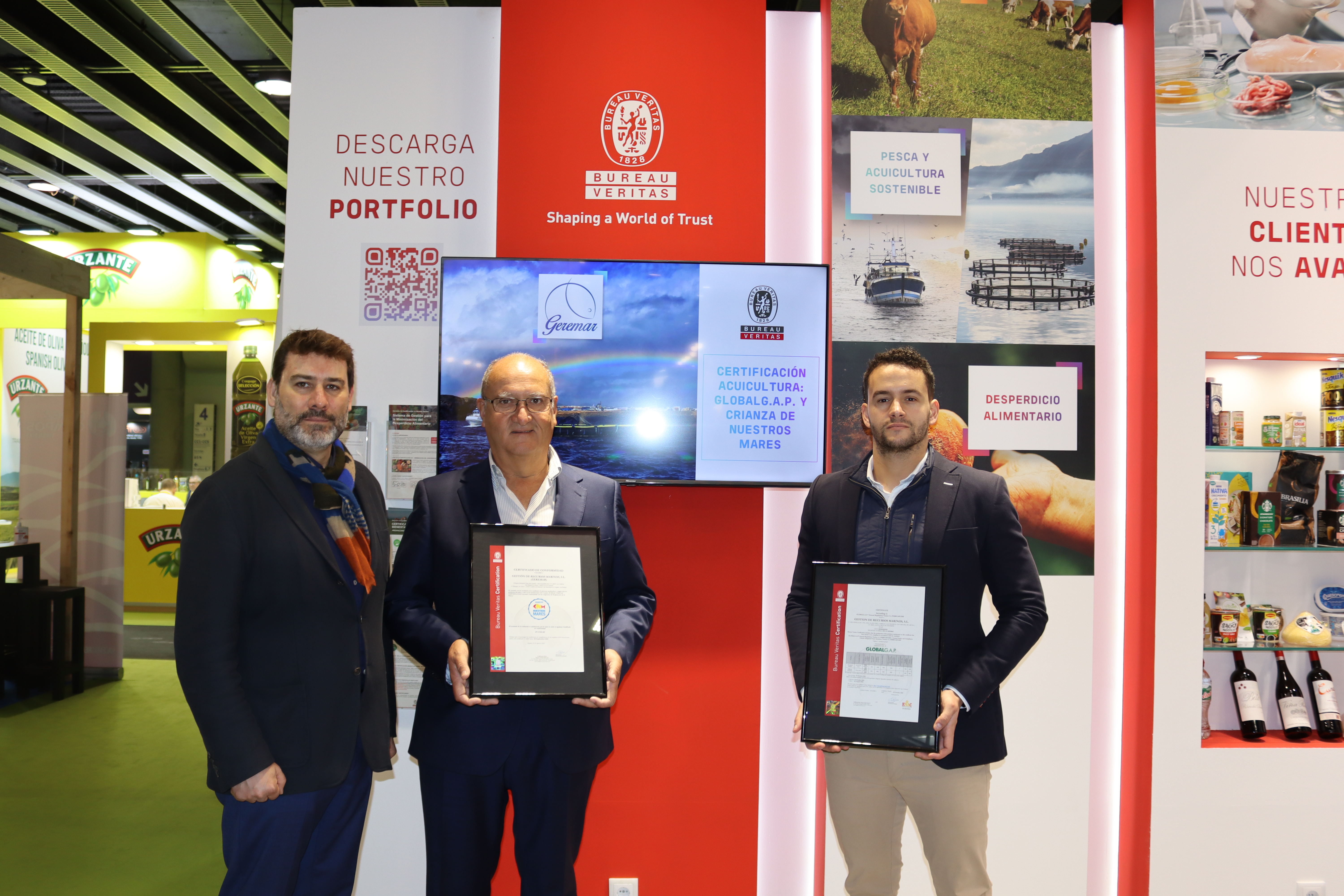 entrega certificado GEREMAR Alimentaria