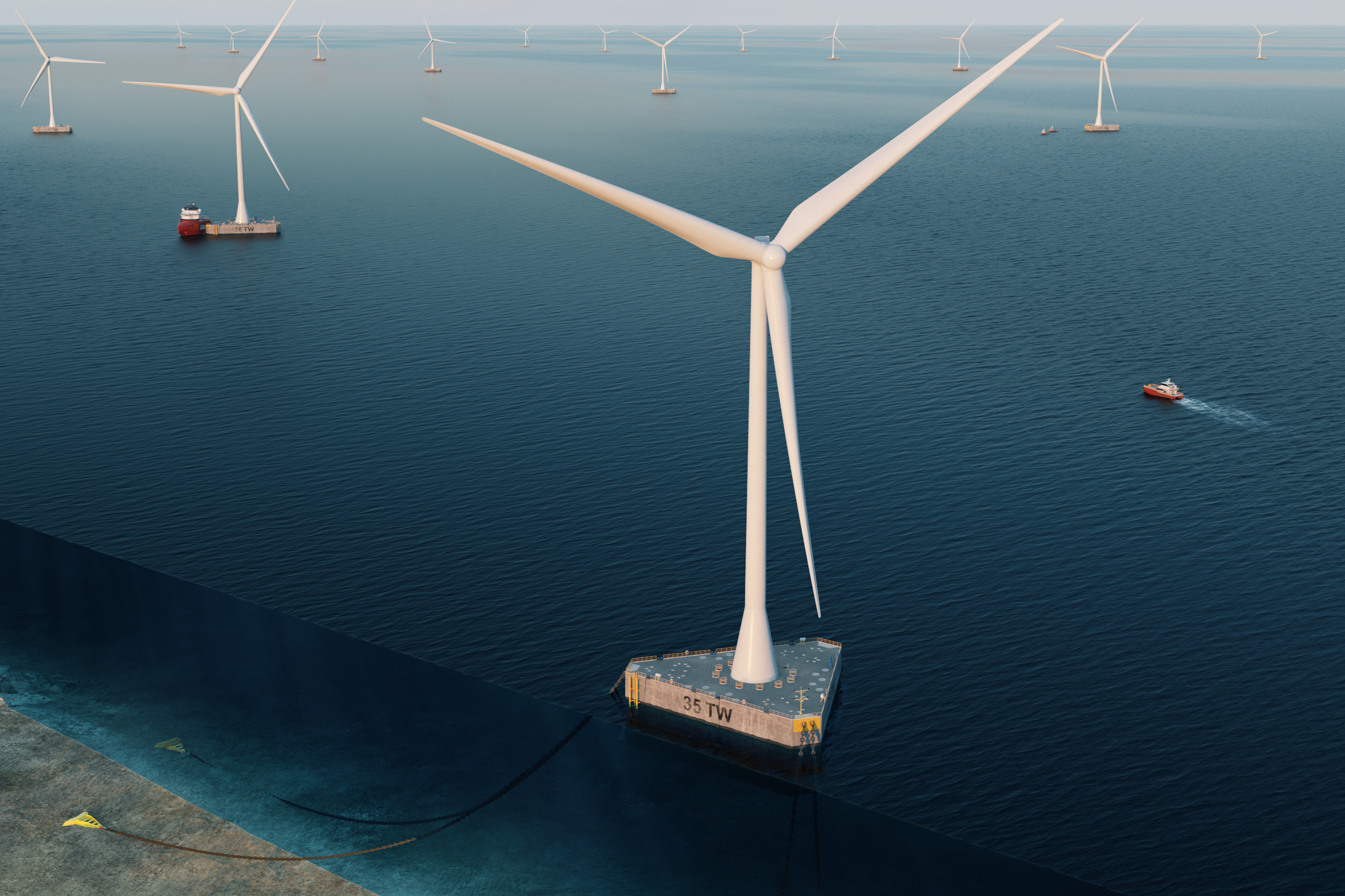 aerogenerador flotante TRIWIND