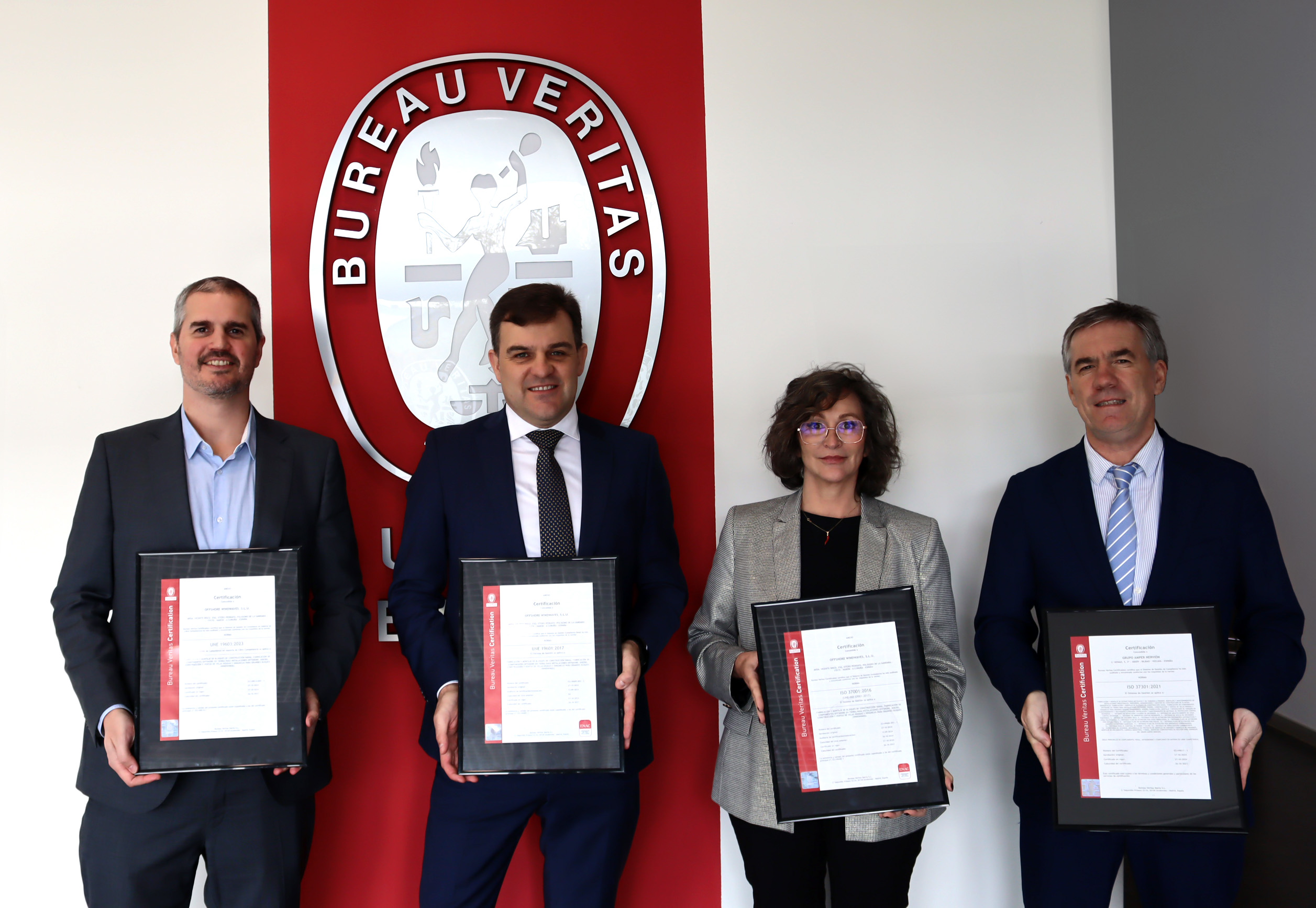 Entrega certificacion grupo nervion